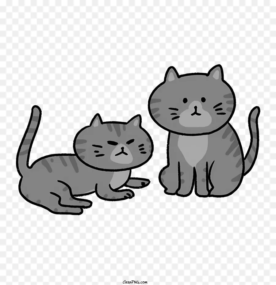 Dessin Animé，Chats PNG