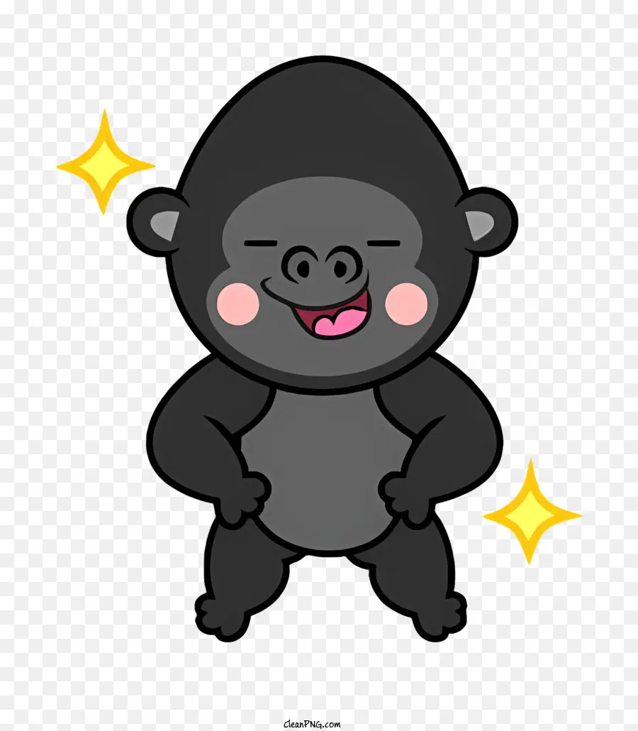 Dessin Animé，Gorille PNG