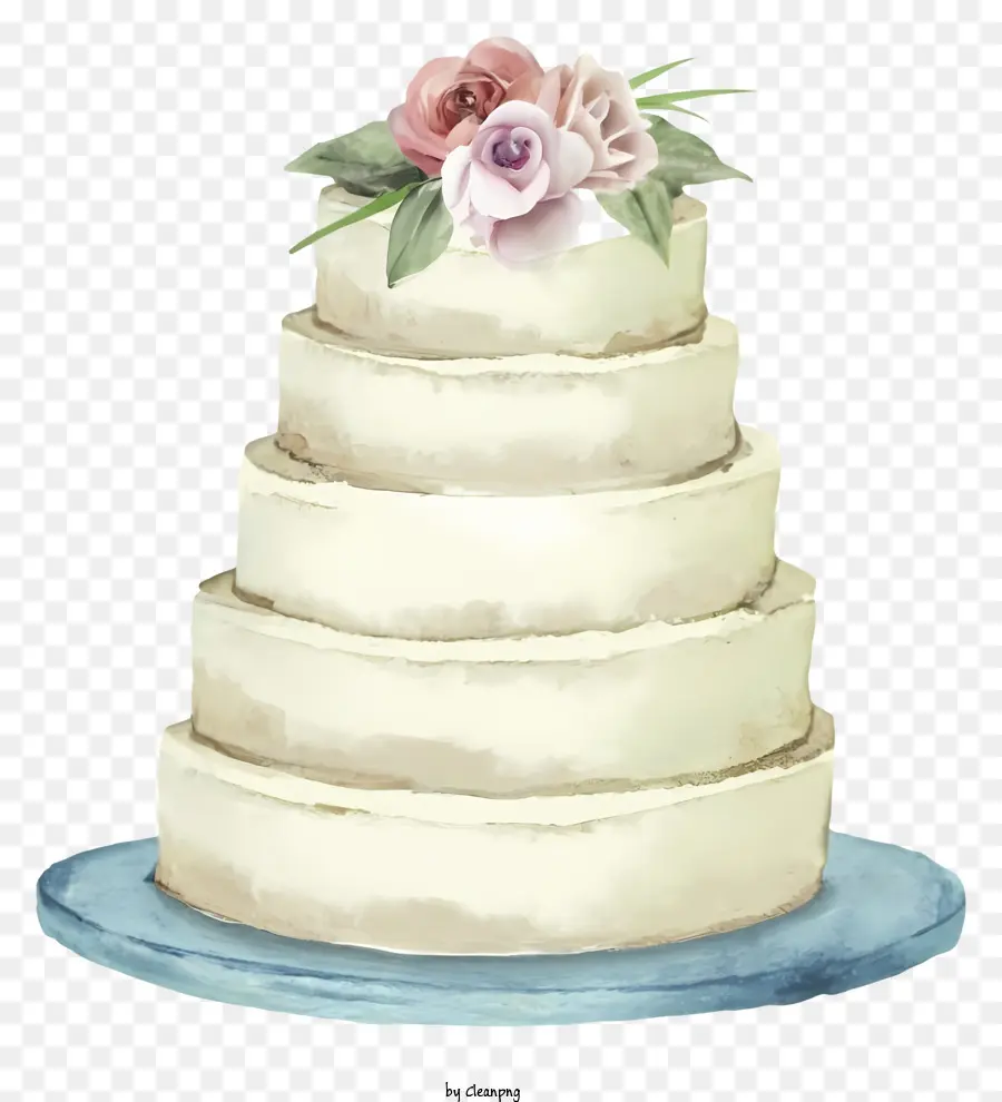 Dessin Animé，Gâteau De Mariage PNG