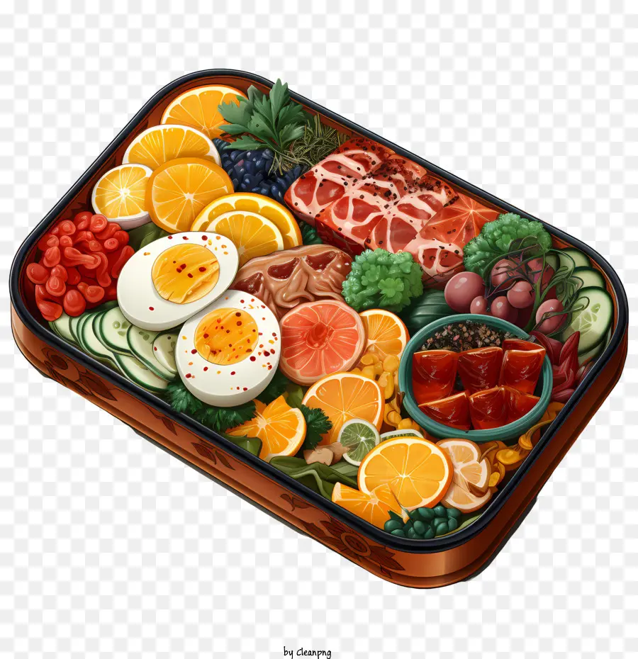 Bento Box，Plateau De Nourriture PNG