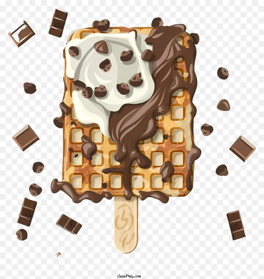 Dessin Animé，Gaufre PNG