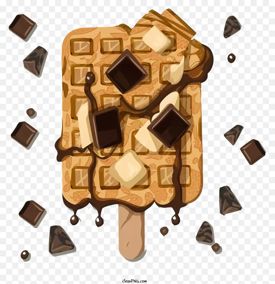 Dessin Animé，Gaufre PNG