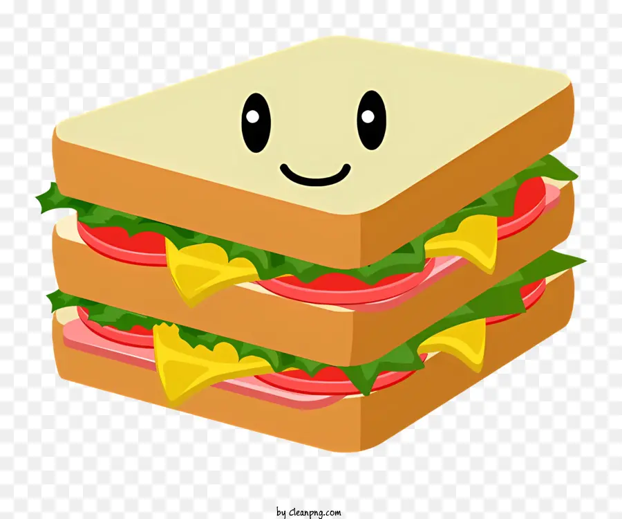 Dessin Animé，Sandwich PNG