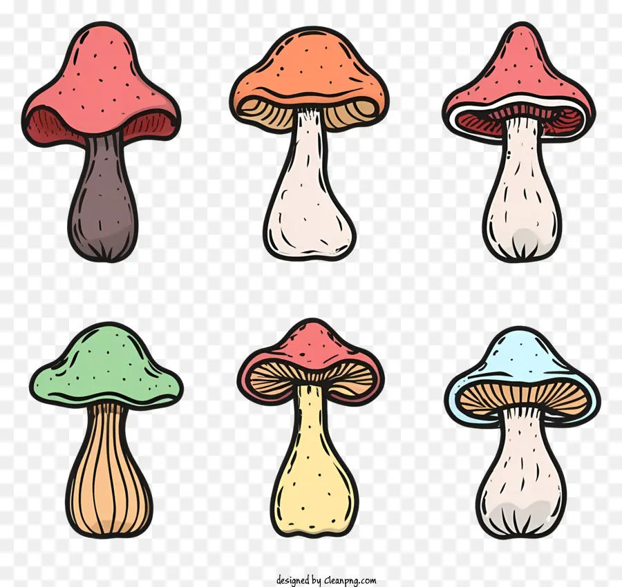 Dessin Animé，Champignons PNG