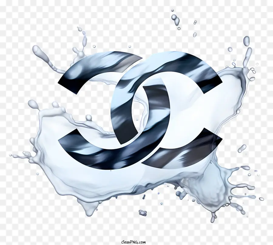 Logo Chanel，Image En Noir Et Blanc PNG
