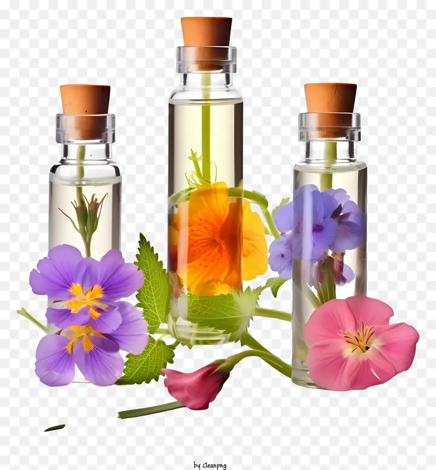 Thérapie Des Essences De Fleurs，Fleurs Séchées PNG