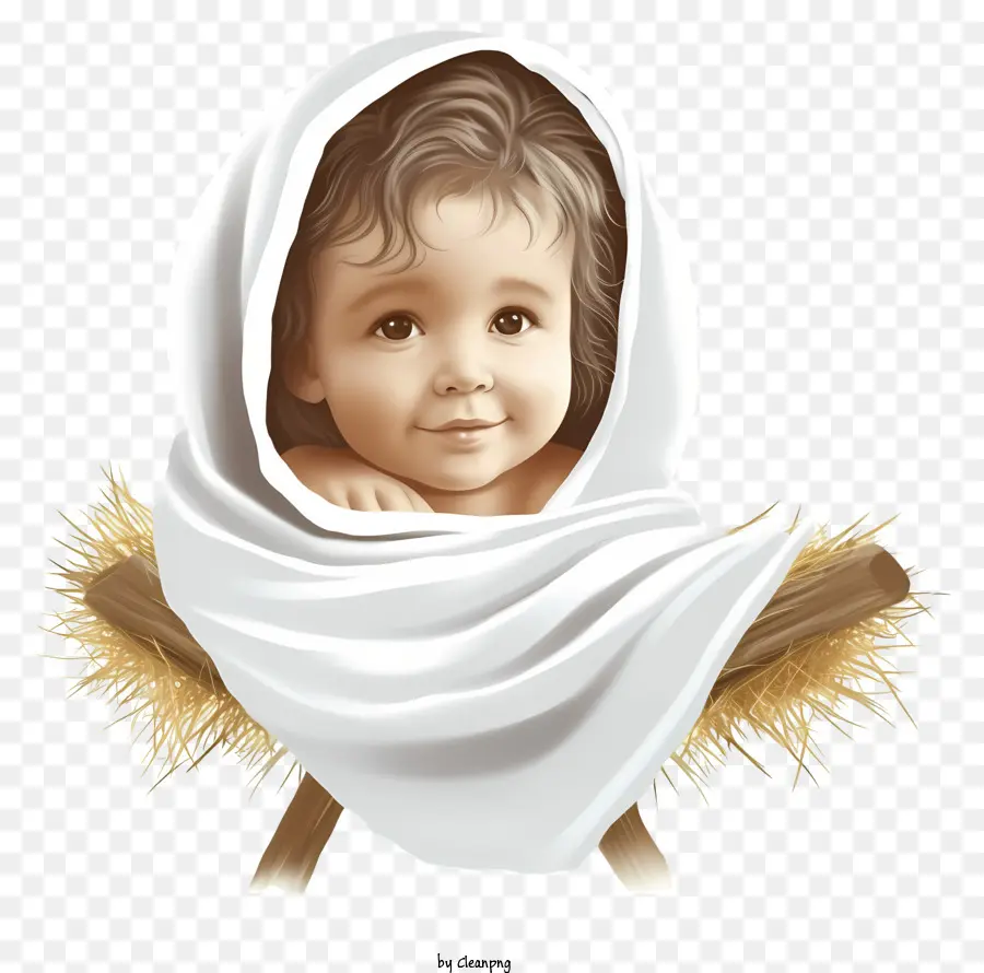 Sketch Jésus Bébé，De L'enfant Jésus PNG