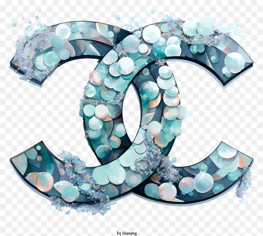 Logo Chanel，Lettrage En Argent Chanel PNG