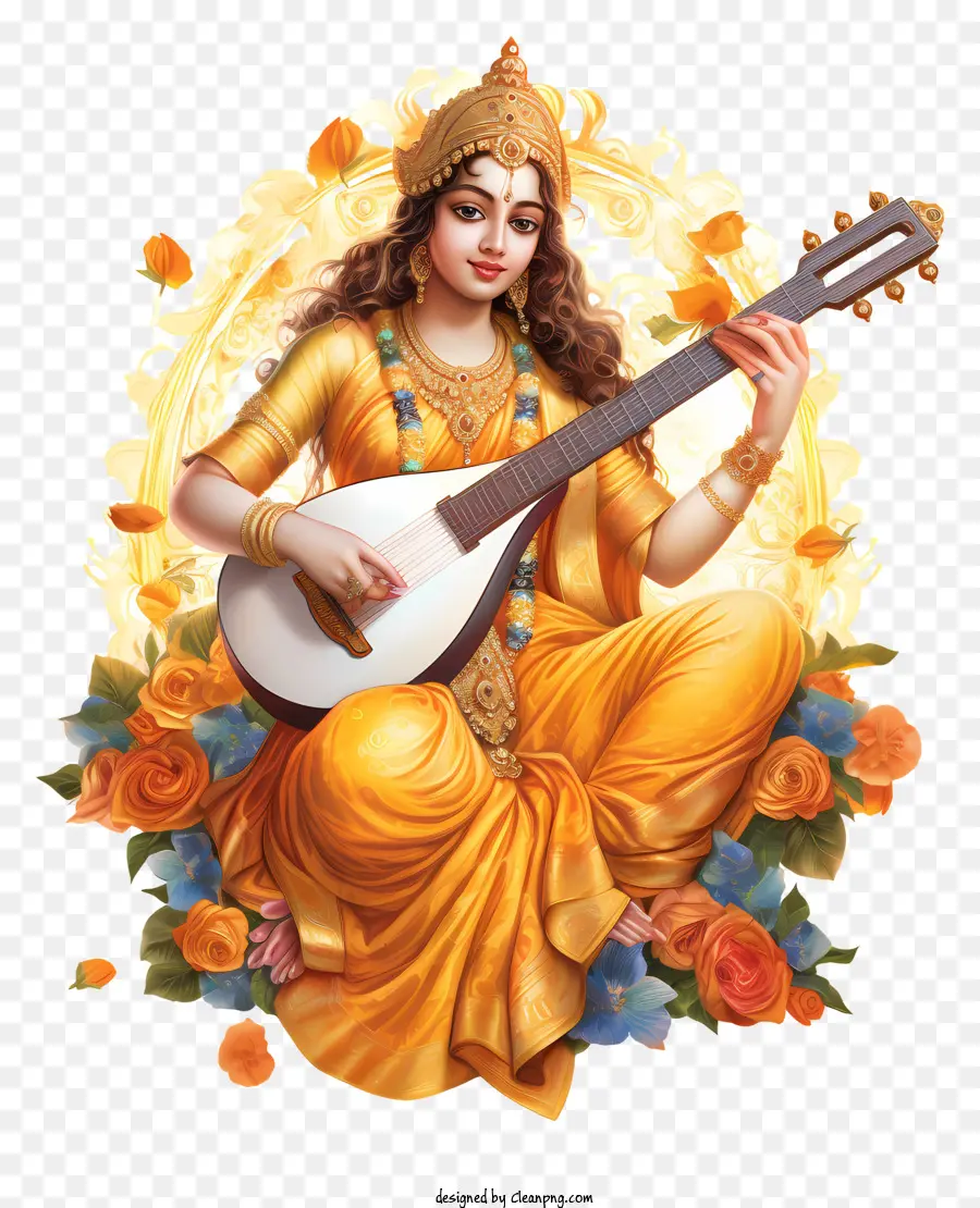 Vasant Panchami，Déesse PNG