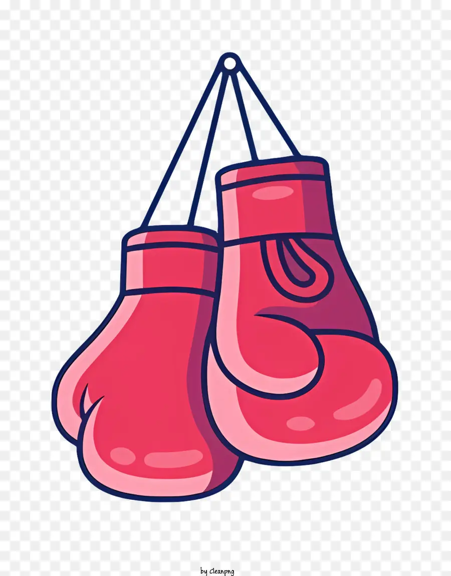 Gants De Boxe，Gants De Boxe Rouges PNG