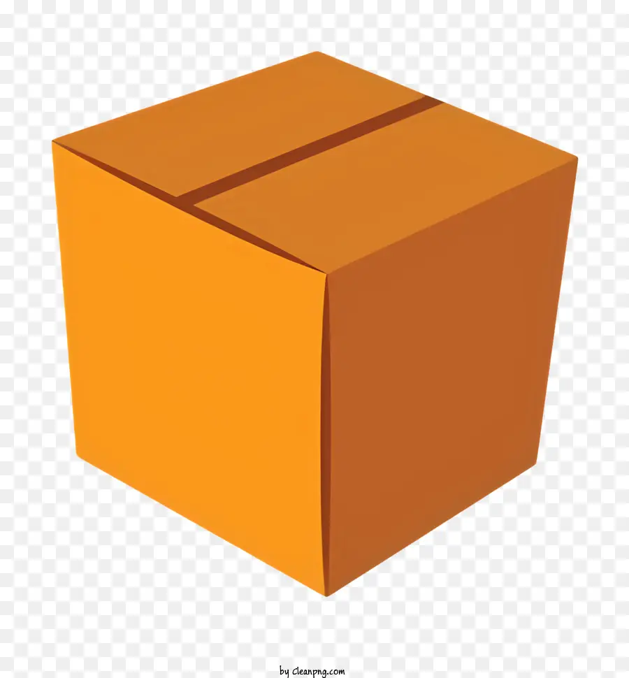 Boîte，Boîte En Carton Orange PNG