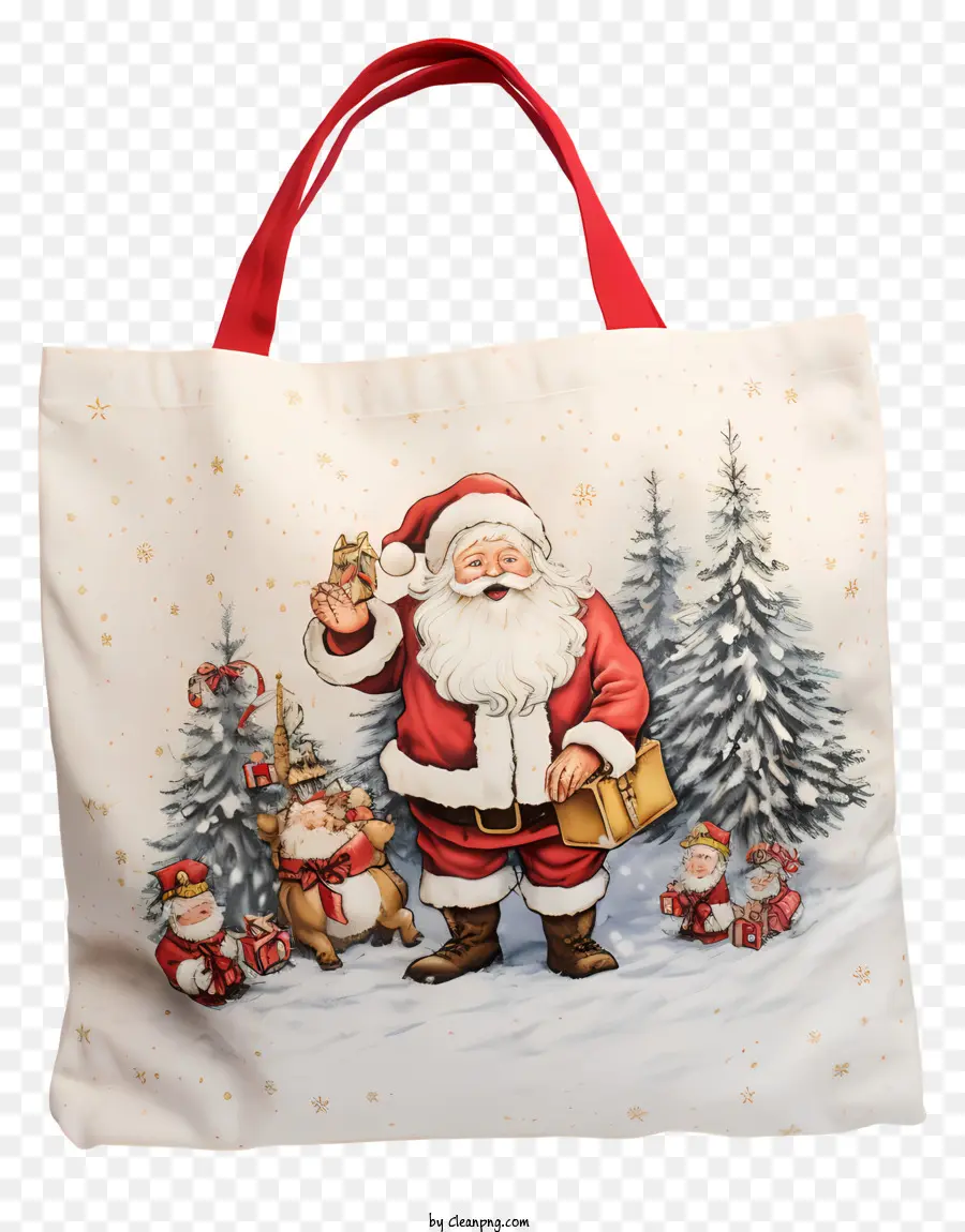 Sac Fourre Tout，Sac Cadeau De Noël PNG