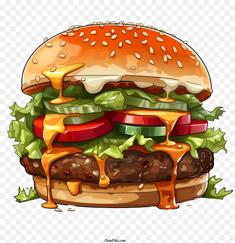 Hamburger Américain，Hamburger PNG