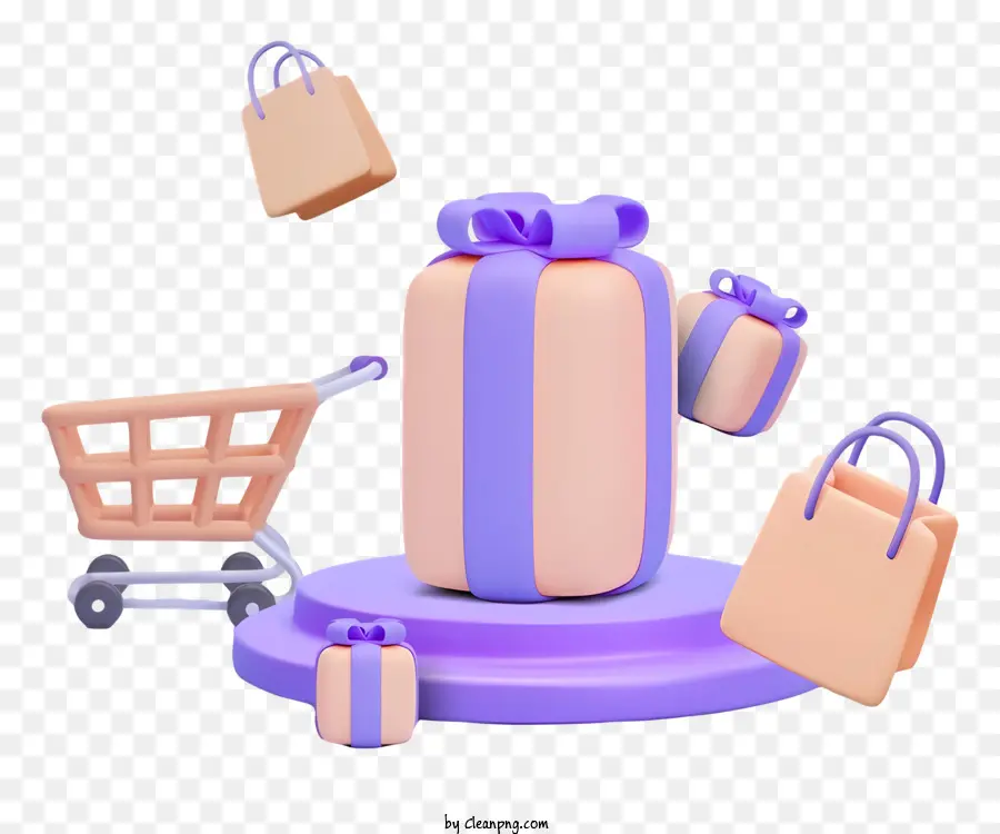 Cadeau，Panier PNG