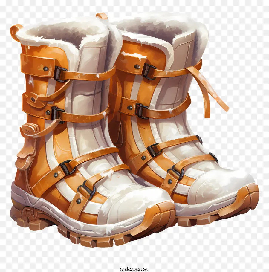 Bottes D'hiver，Chaussures PNG