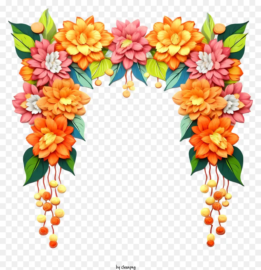 Thoranam De Fleurs，Floral Arc PNG