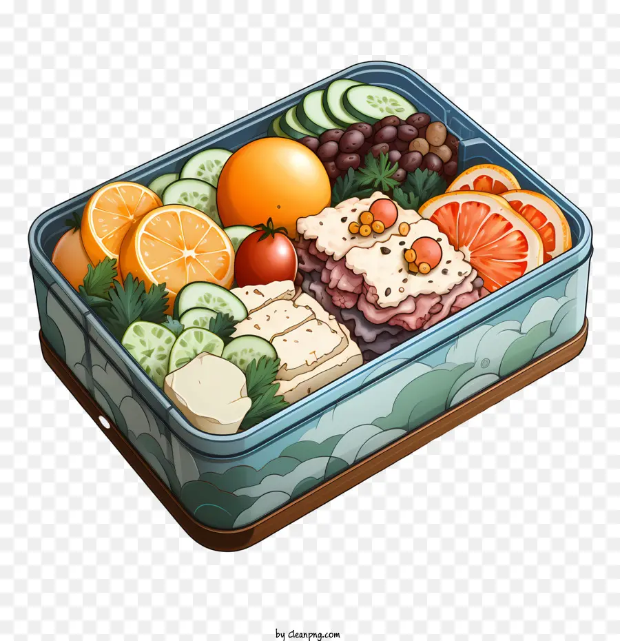 Boîte à Bento，Déjeuner PNG