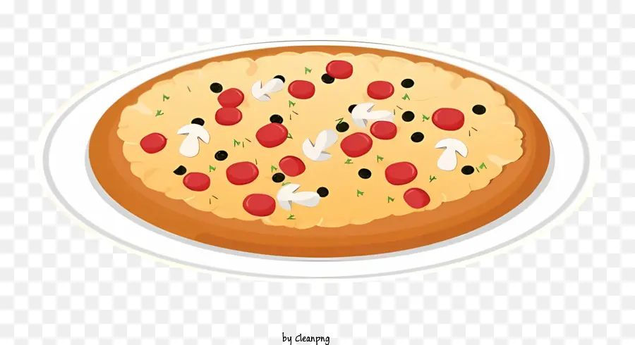 Cuisine Thaïlandaise，Pizza PNG