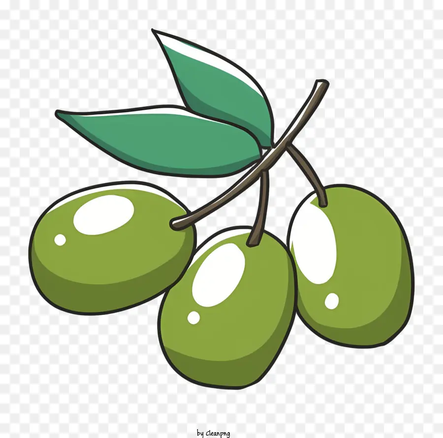 Dessin Animé，Olives PNG