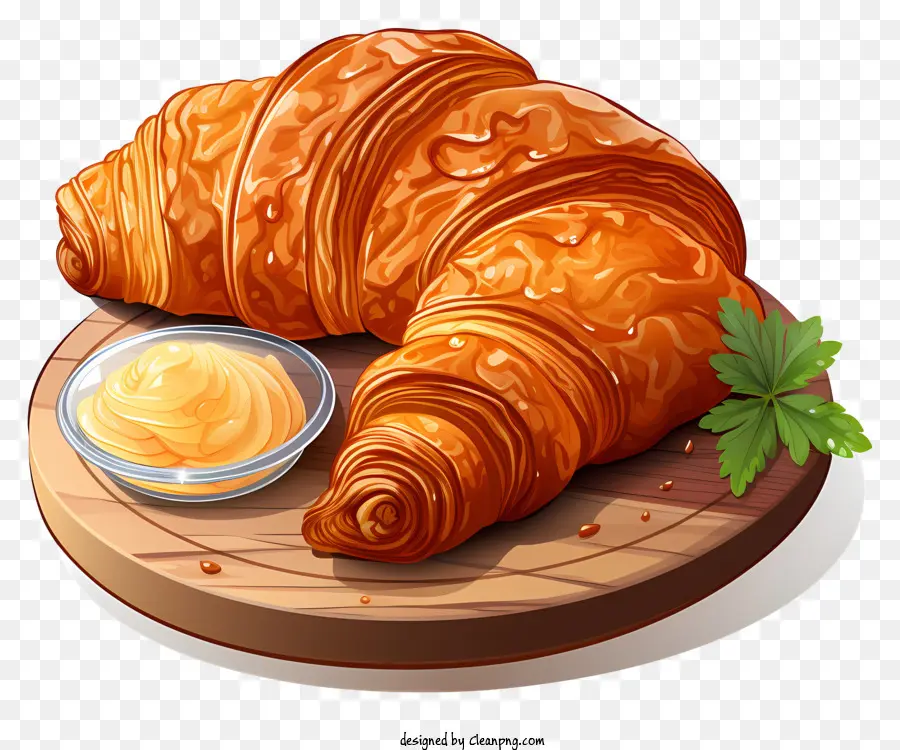 Croissant，Pain PNG