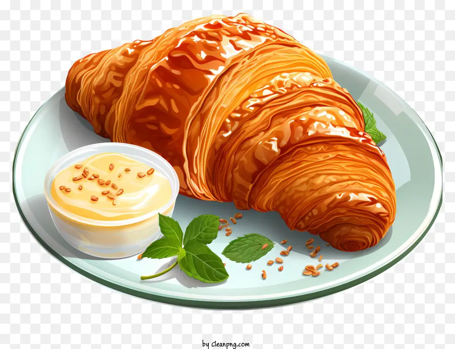 Croissant，Pâtisserie PNG