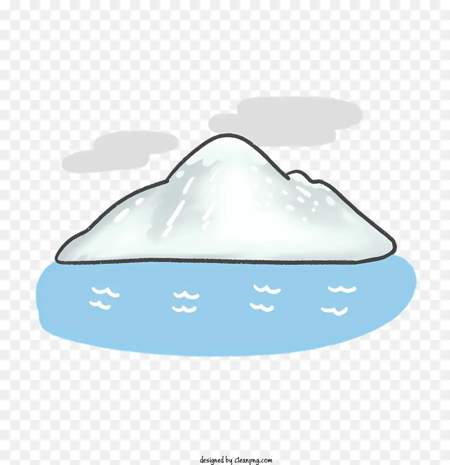 Dessin Animé，Iceberg PNG