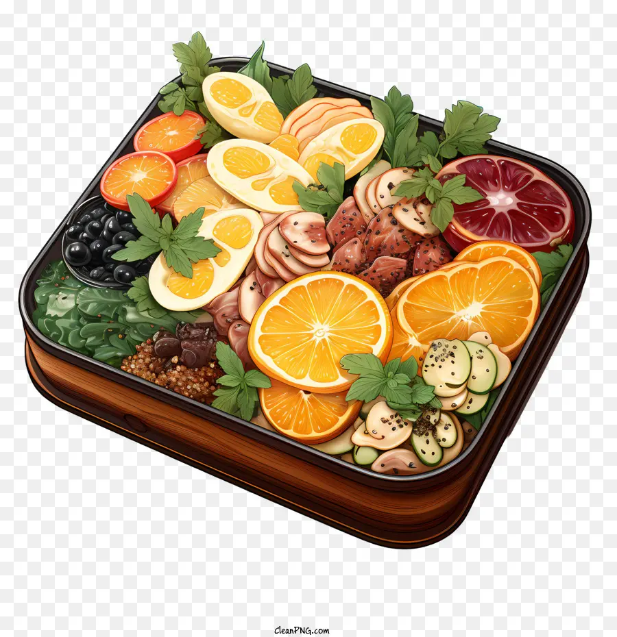 Bento Box，Les Fruits Et Les Légumes PNG