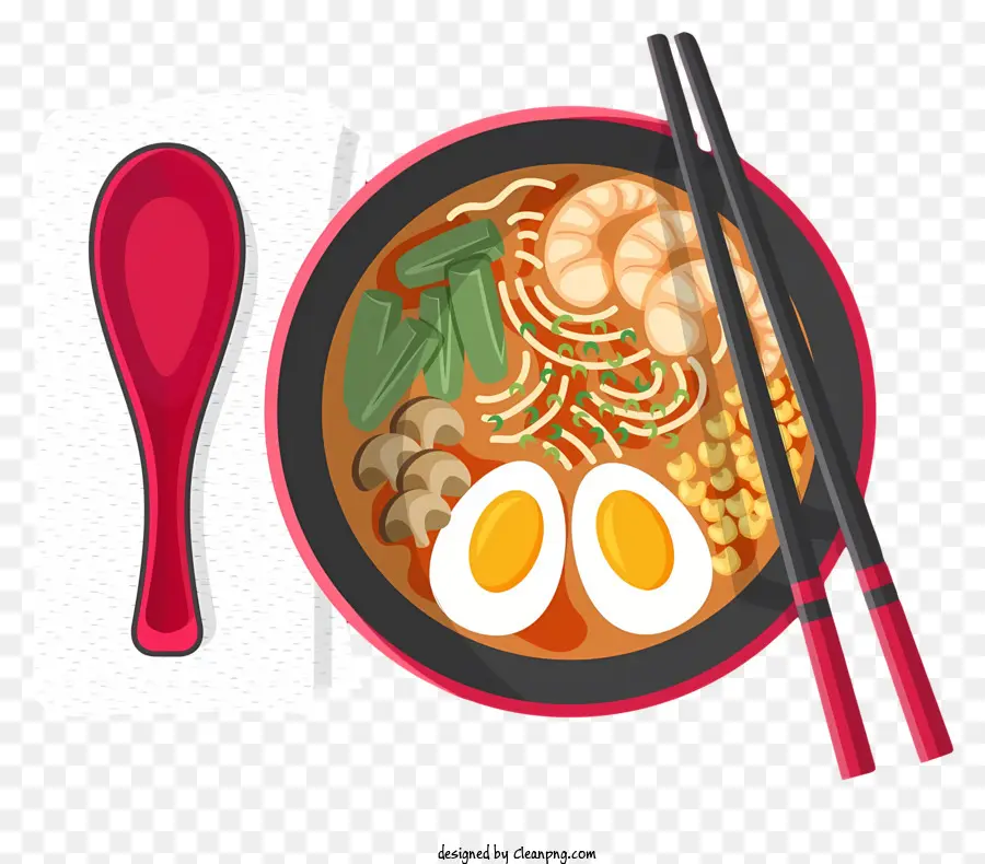 Cuisine Thaïlandaise，Bol De Ramen PNG