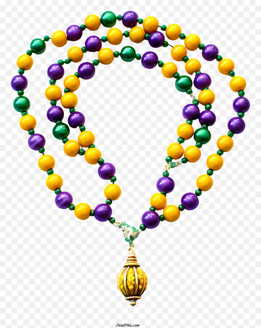 Mardi Gras，Collier De Perles PNG