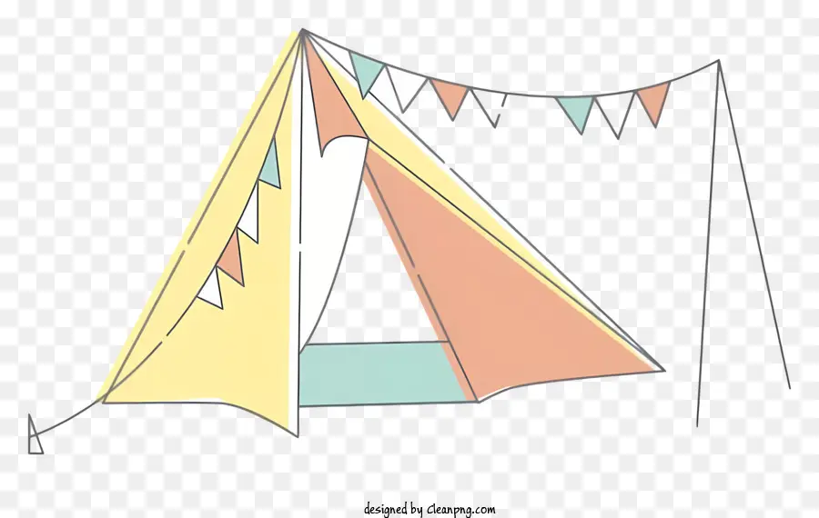 Dessin Animé，Tente De Camping PNG
