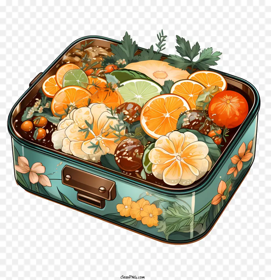 Bento Box，Panier De Fruits PNG