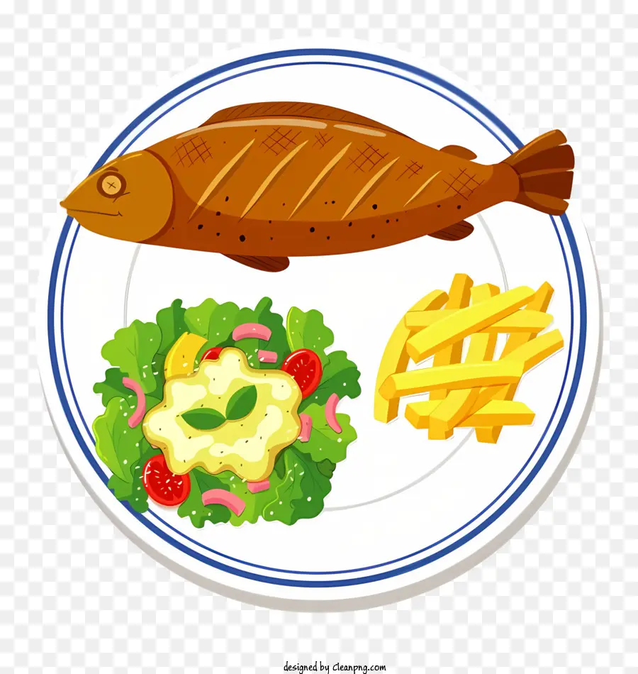 Cuisine Thaïlandaise，Fish And Chips PNG