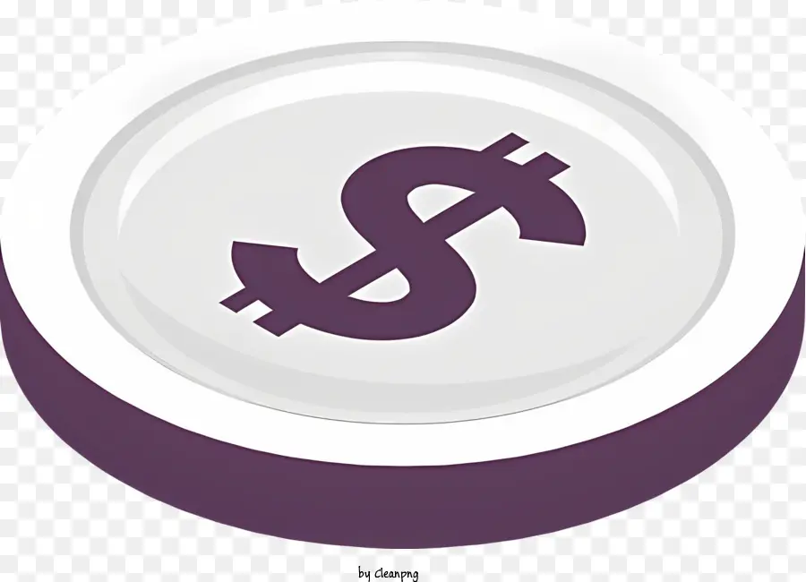 Bouton Avec Signe D'un Dollar，Bouton Circulaire PNG