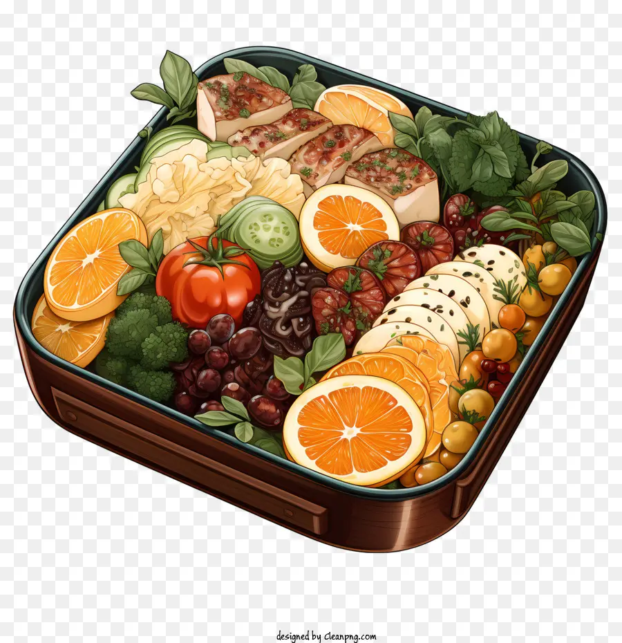 Bento Box，Plateau De Nourriture PNG