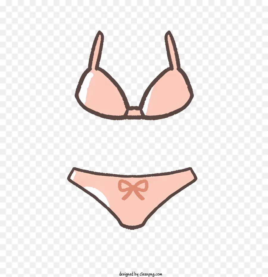 Dessin Animé，Haut De Bikini PNG