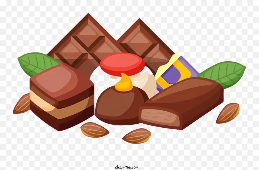 Journée Du Gâteau Au Chocolat，Chocolats PNG