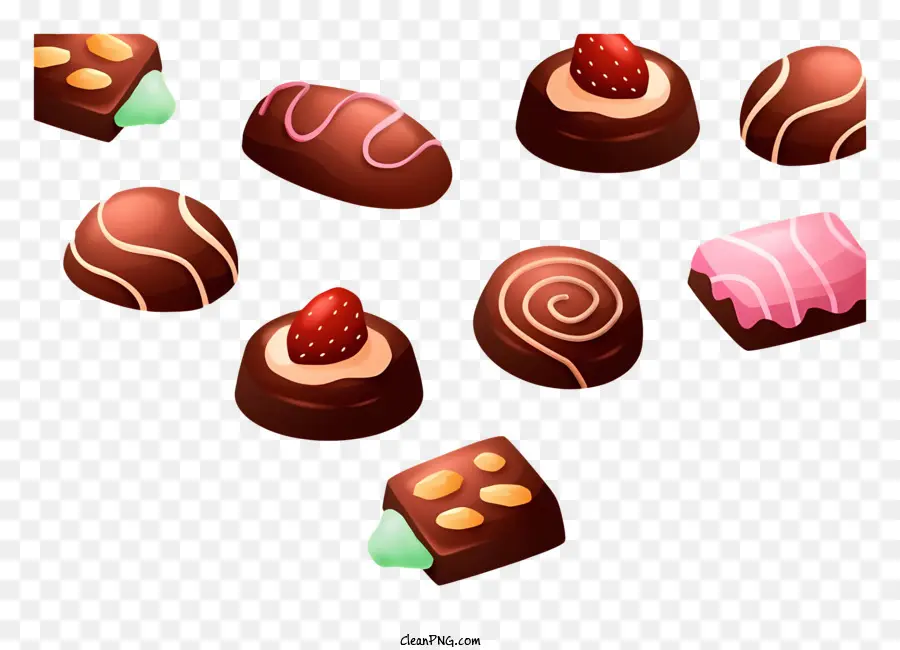 Journée Du Gâteau Au Chocolat，Bonbons Au Chocolat PNG