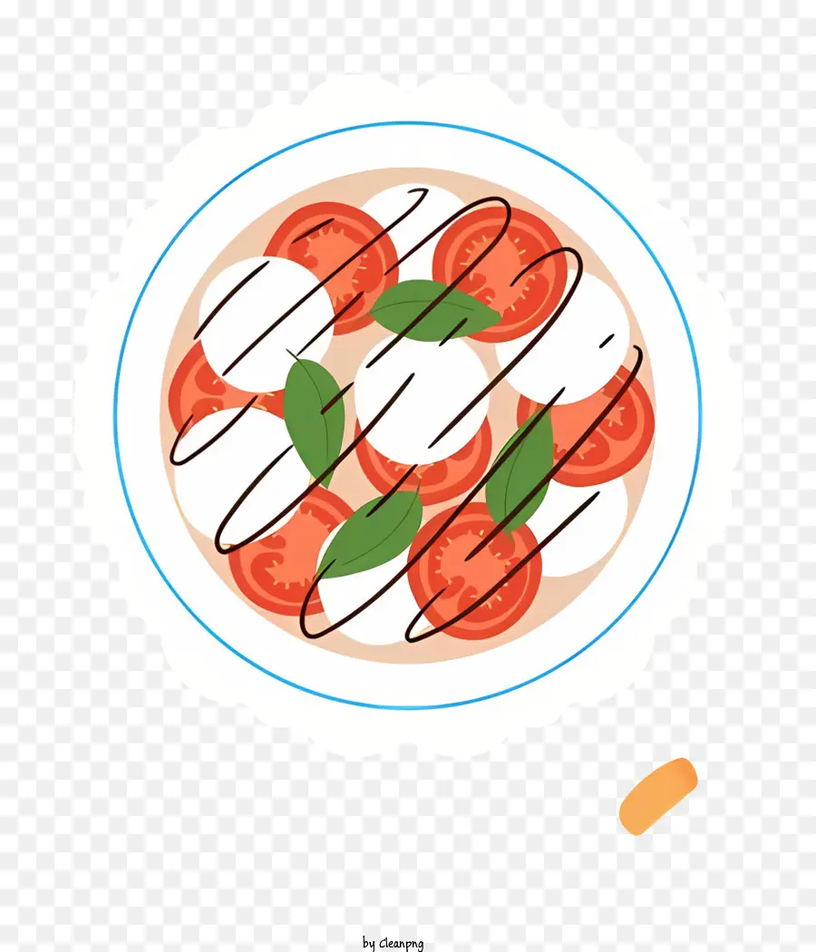 Nourriture，Salade Caprese PNG