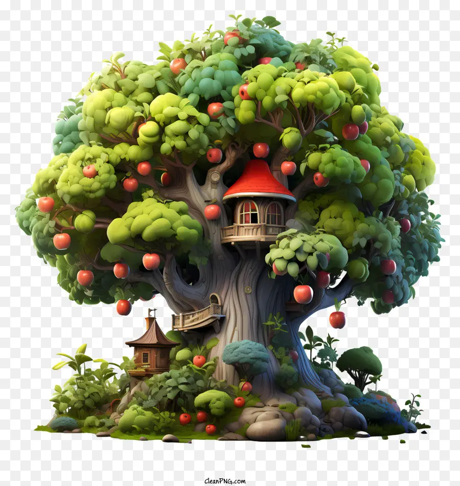 Arbre Fruitier，Cabane Dans Les Arbres PNG