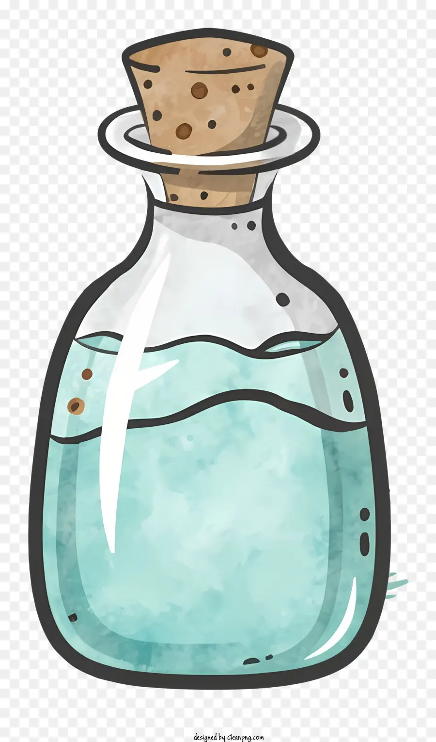 Dessin Animé，Bouteille De Potions PNG