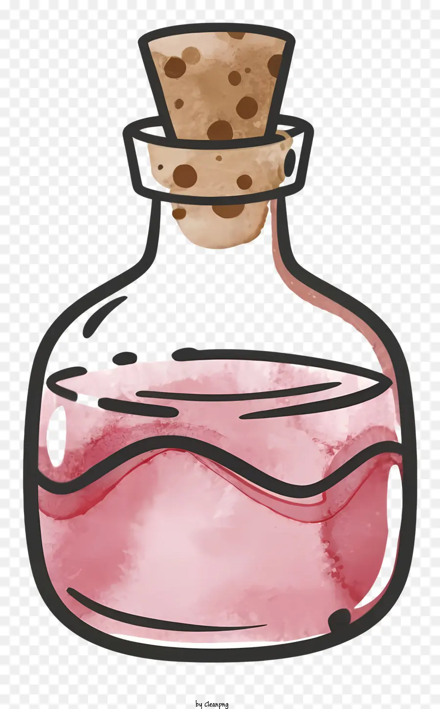 Dessin Animé，Bouteille De Potions PNG