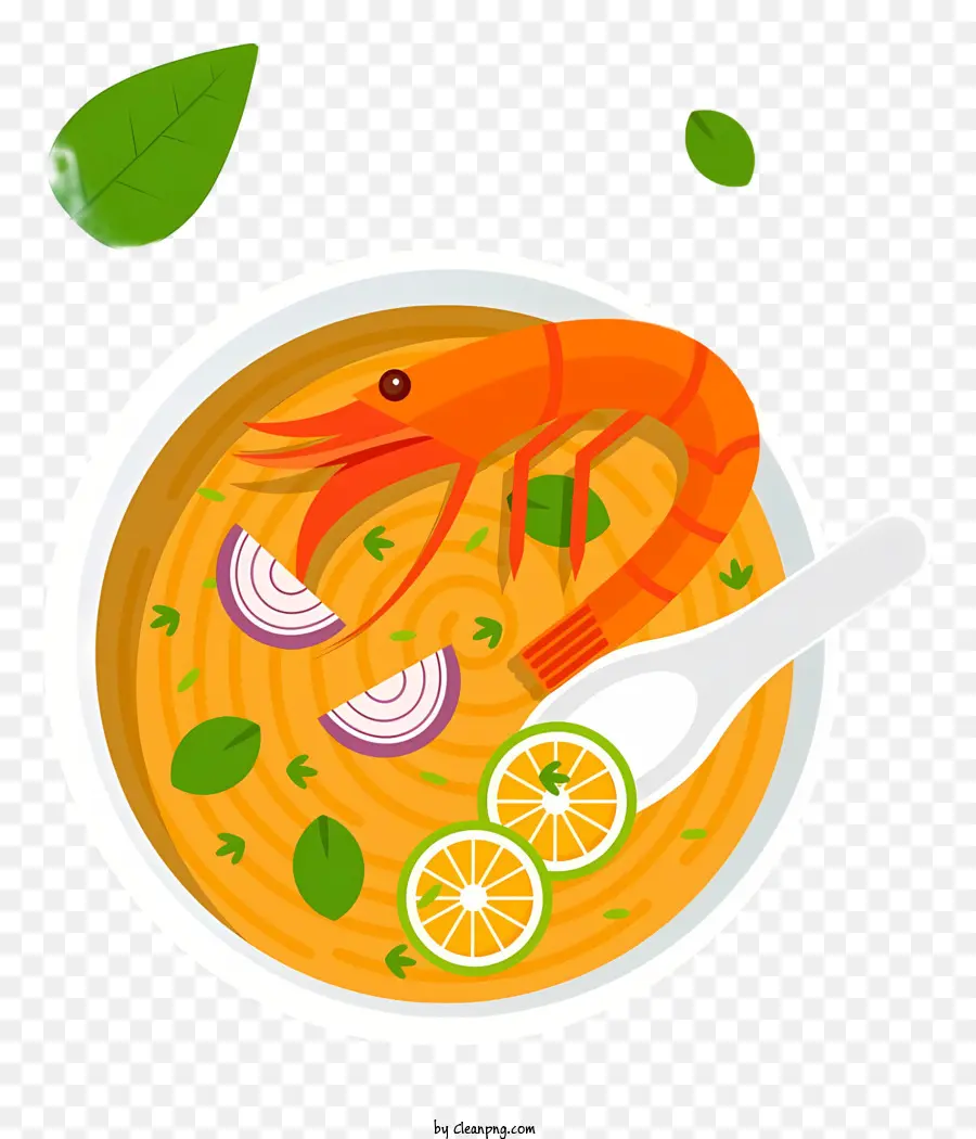 Cuisine Thaïlandaise，Soupe Aux Crevettes PNG