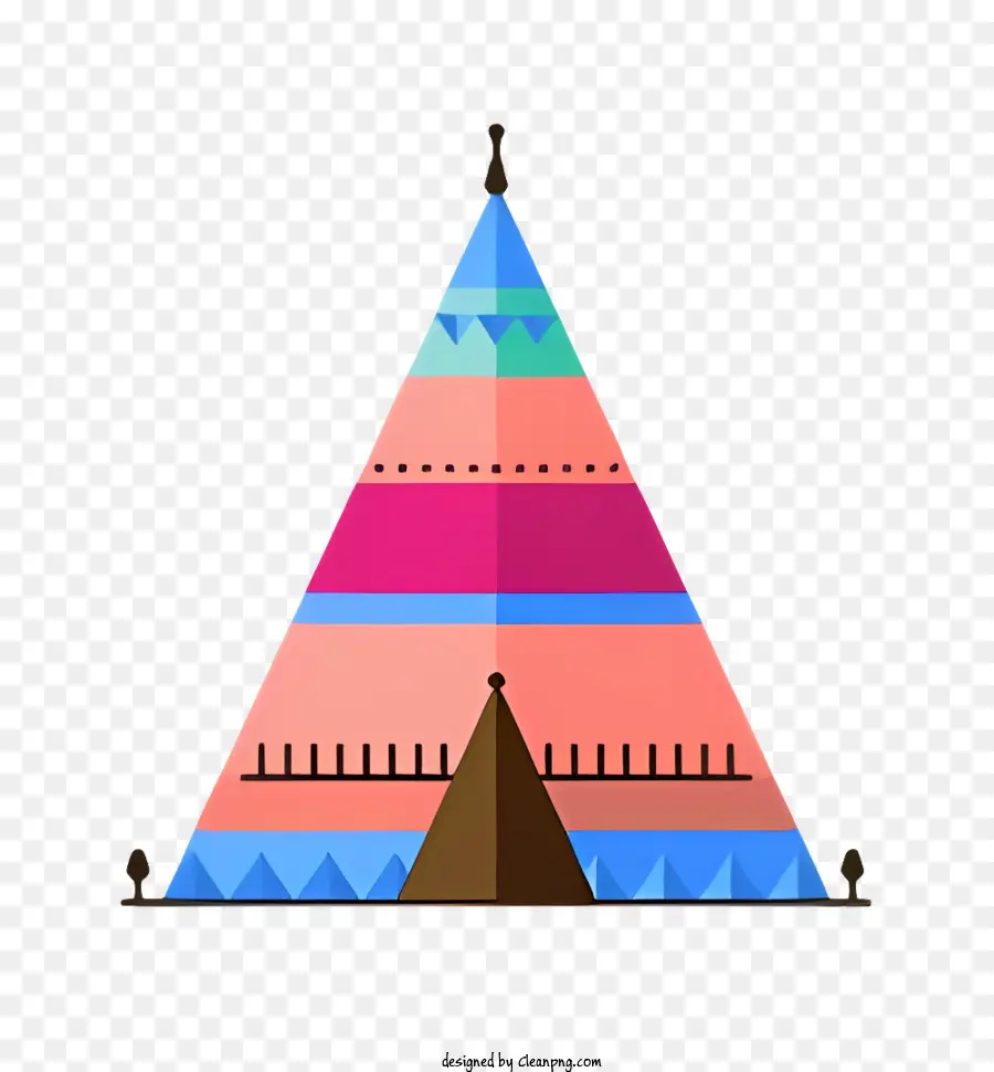 Flèche，Tipi Coloré PNG