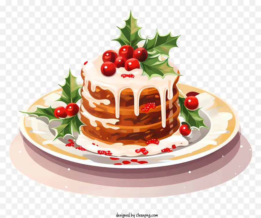 Plat De Noël，Le Christmas Pudding PNG