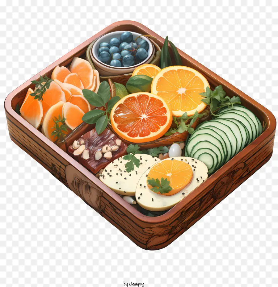 Bento Box，Panier De Fruits PNG