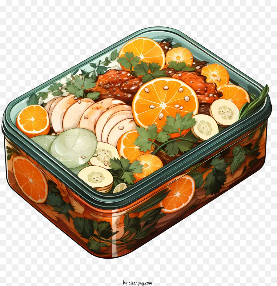 Bento Box，Fruits PNG