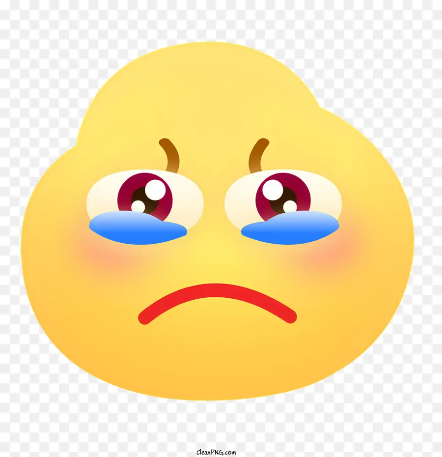 Icône，Emoji Triste PNG