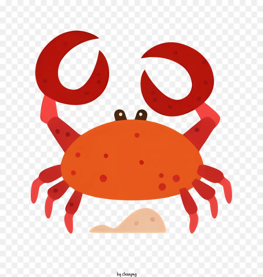Plage，Dessin Animé De Crabe PNG