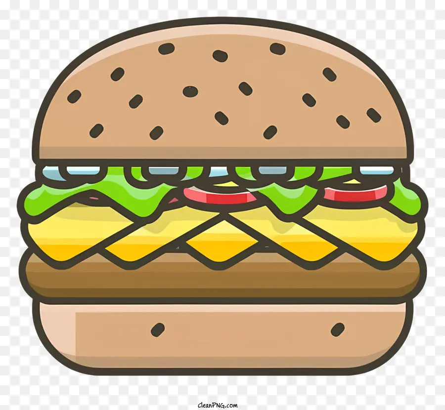 Dessin Animé，Sandwich PNG