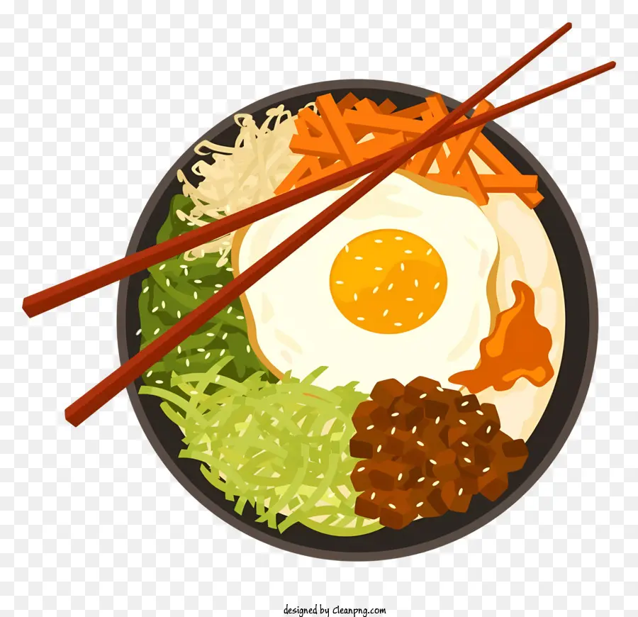 Cuisine Thaïlandaise，Bibimbap PNG